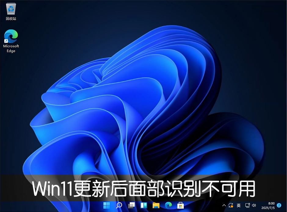 Windows 11更新22000.1零零后面部辨别不可用如何解决？